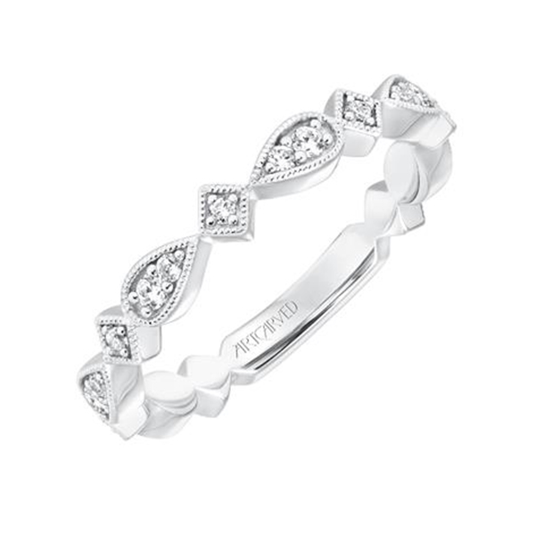 Vintage Style Diamond Band