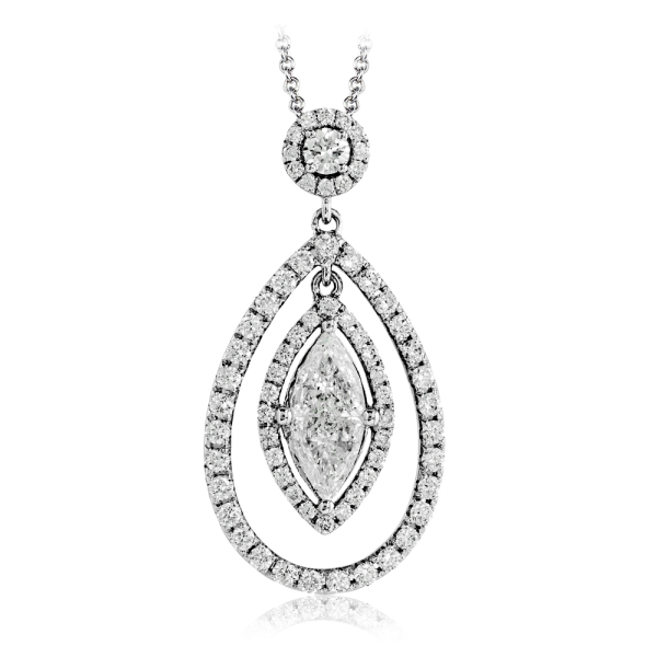 Simon G. Vintage Inspired Diamond Pendant