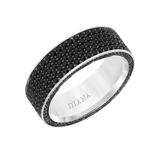 Black Sapphire Wedding Band