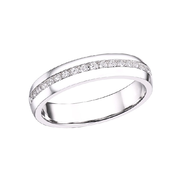 Wide Channel Set Diamond Band