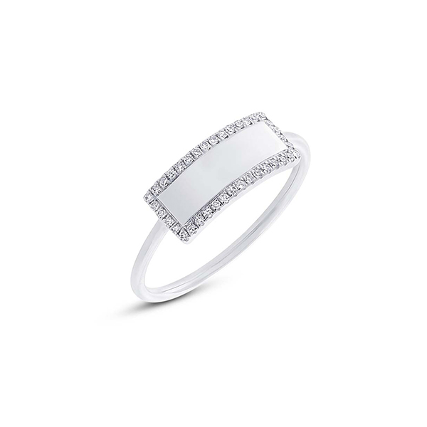Diamond Bar Ring
