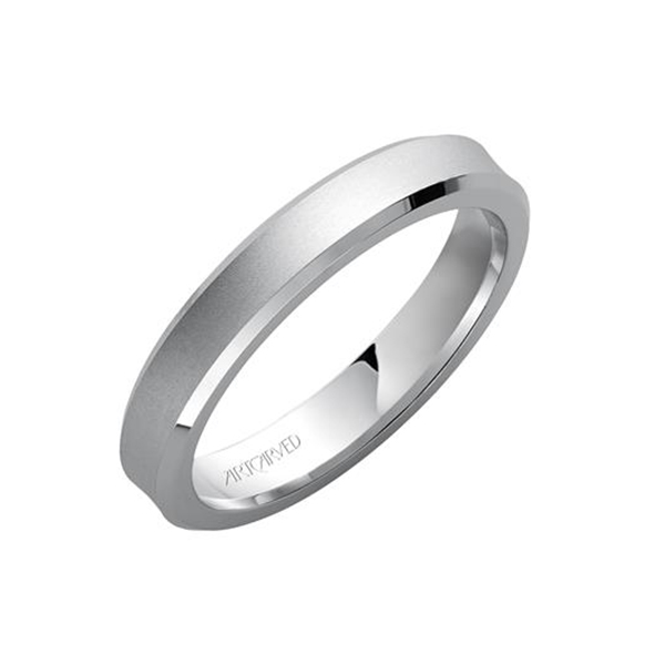 Men's Gold Satin Finish Wedding Band