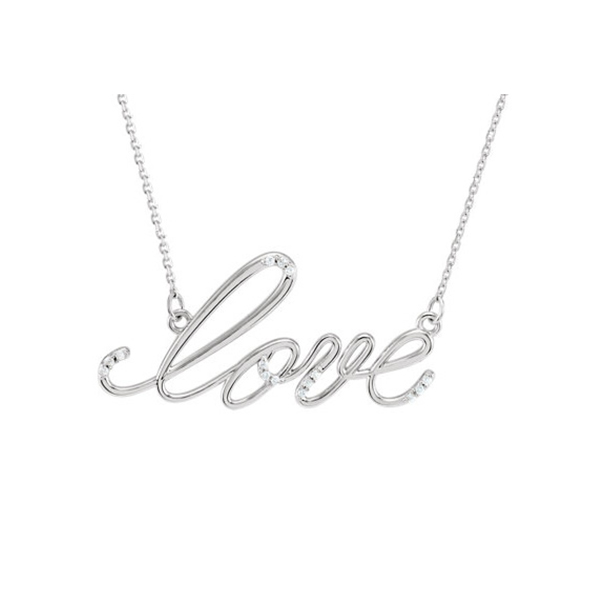 Love S.S. Diamond Pendant
