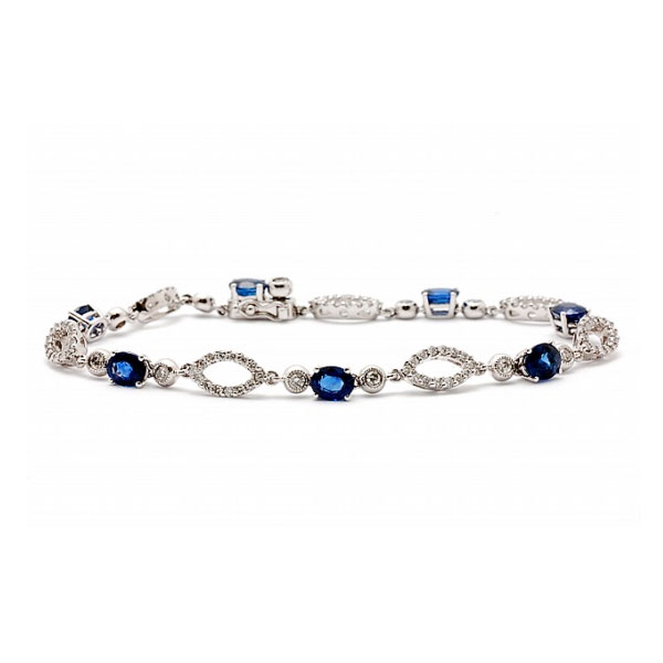 Sapphire & Diamond Bracelet