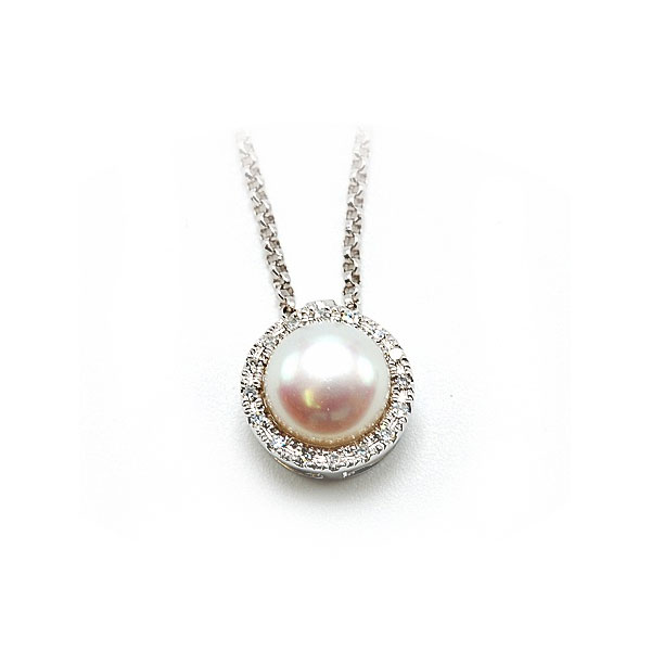 Pearl & Diamond Necklace