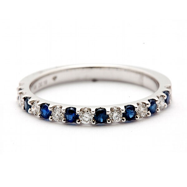 Diamond & Sapphire Band