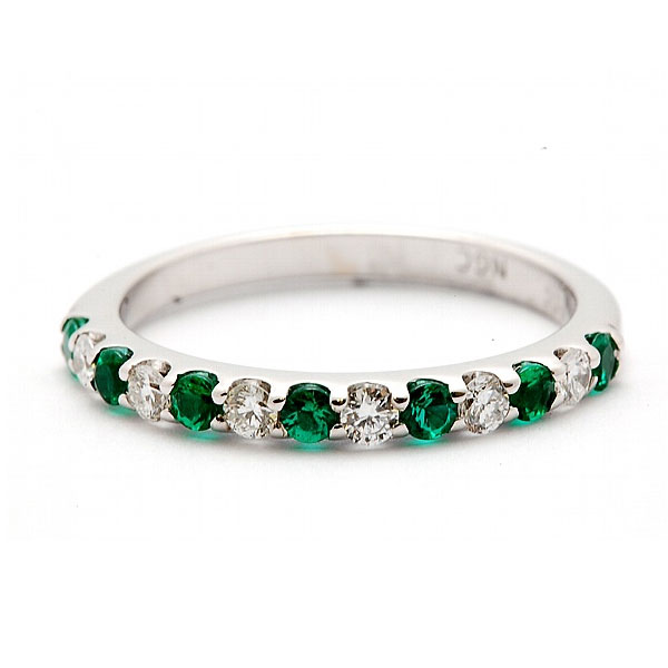 Diamond & Emerald Band