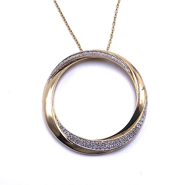 Diamond Circle Pendant