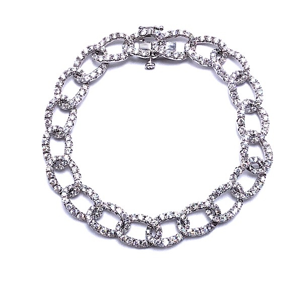 Diamond Open Link Bracelet