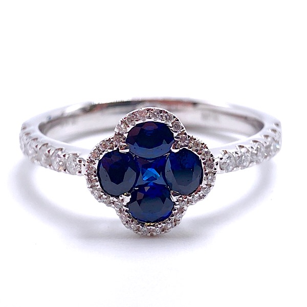 Ladies Sapphire & Diamond Ring