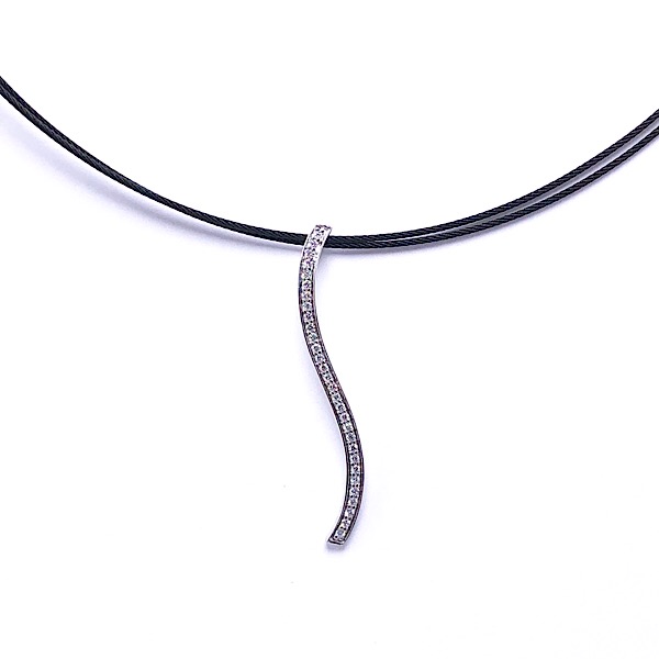 Alor Diamond Bar Pendant