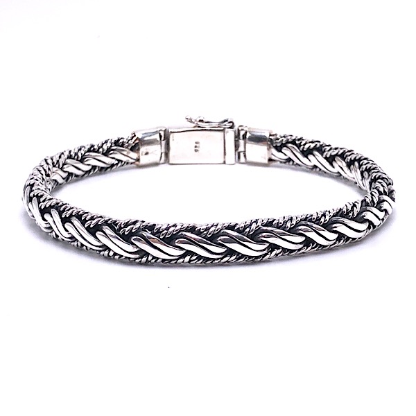 Sterling Silver Woven Bracelet by Samuel B.
