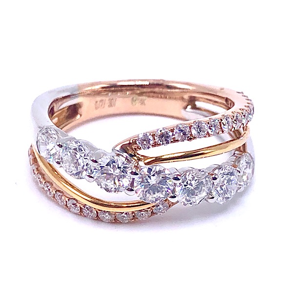 Woven Diamond Ring