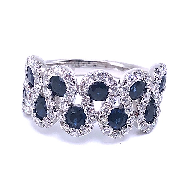 Ladies Sapphire & Diamond Ring