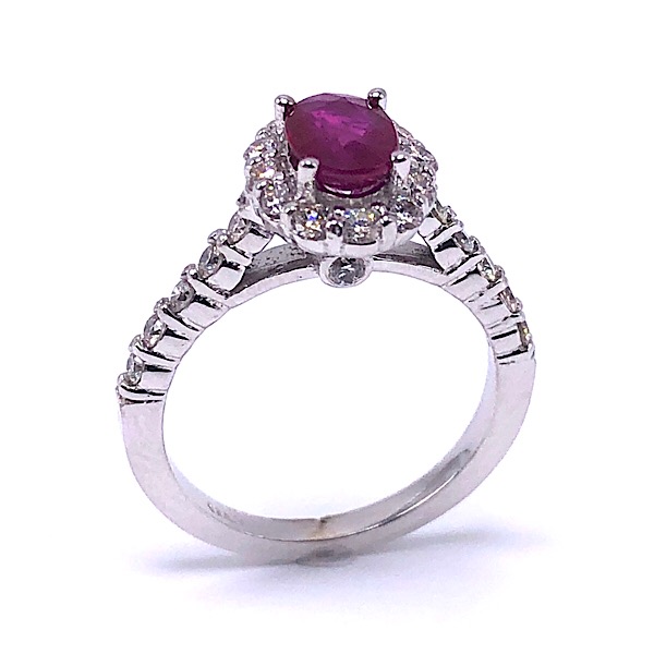 Ladies Ruby & Diamond Ring