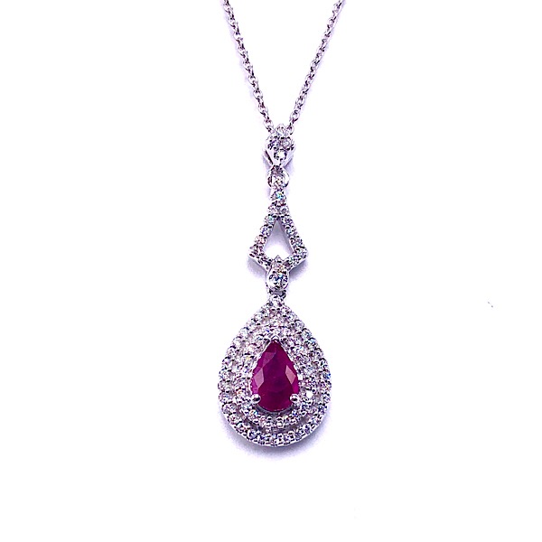 Ruby & Diamond Pendant