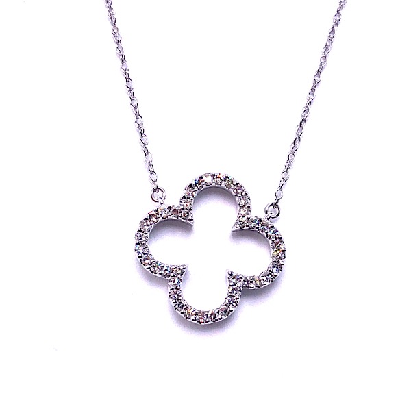 Diamond Clover Necklace