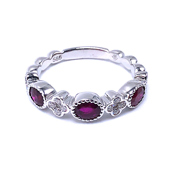 Ladies Ruby & Diamond Ring