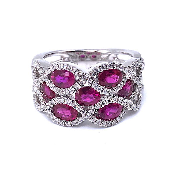 Ladies Ruby & Diamond Ring