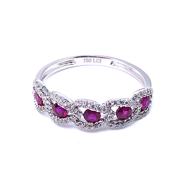 Ladies Ruby & Diamond Ring