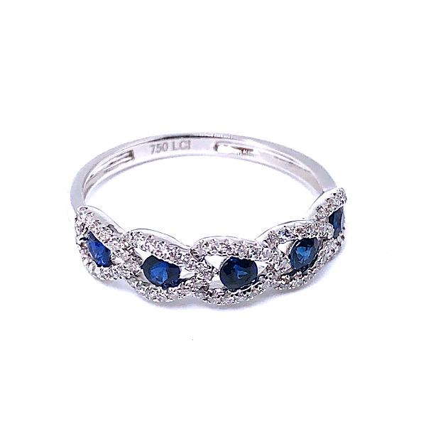 Ladies Sapphire & Diamond Ring