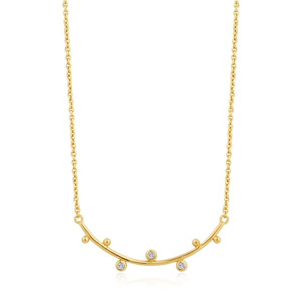 Ania Haie Shimmer Solid Bar Stud Necklace