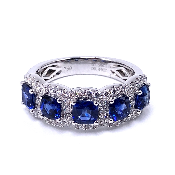 Ladies Sapphire & Diamond Ring