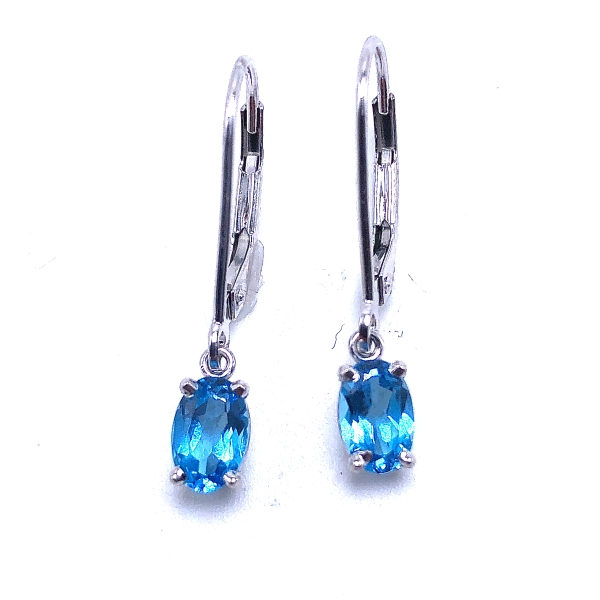 Blue Topaz Earrings