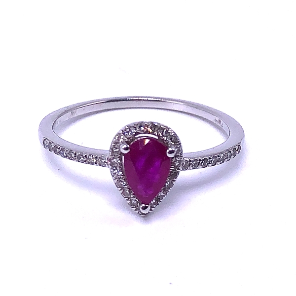 Ladies Ruby & Diamond Ring