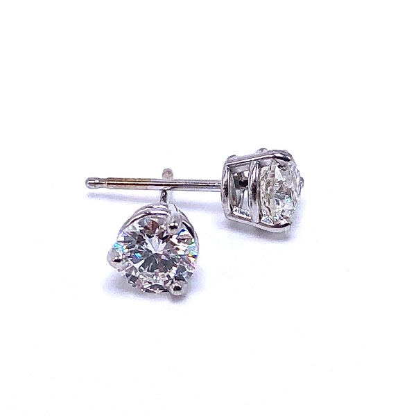 Solitaire Diamond Earrings