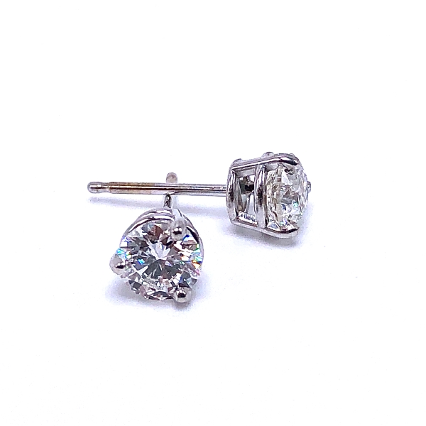 Solitaire Diamond Earrings