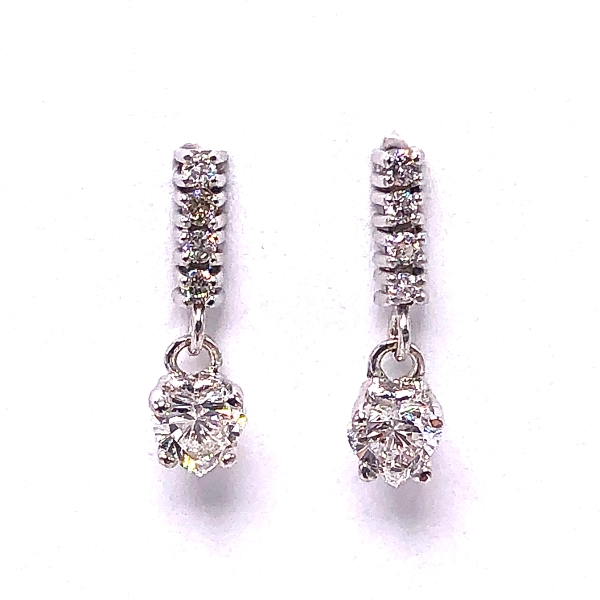 Diamond Drop Earrings