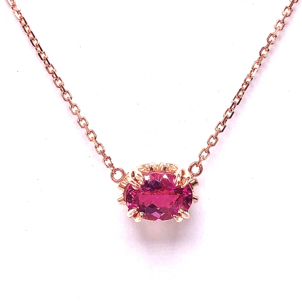 Pink Tourmaline Pendant