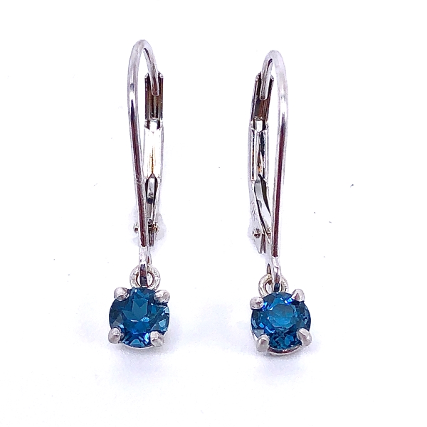 Blue Topaz Earrings
