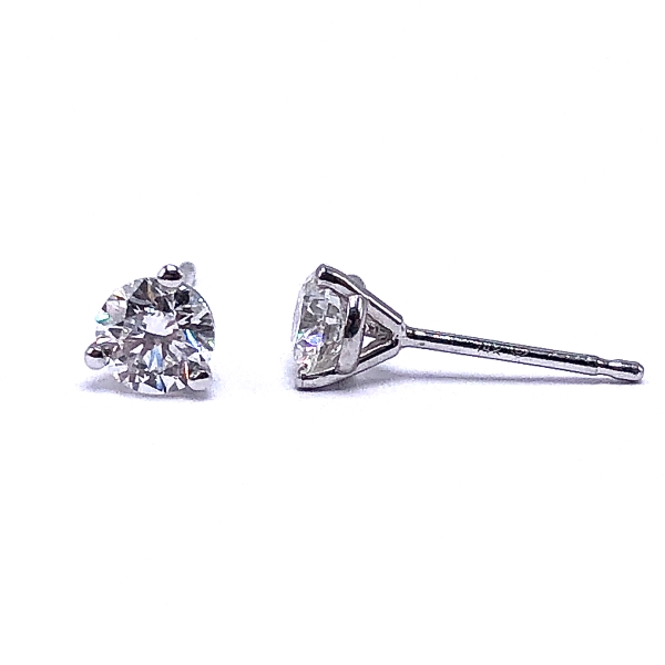 Diamond Solitaire Earrings