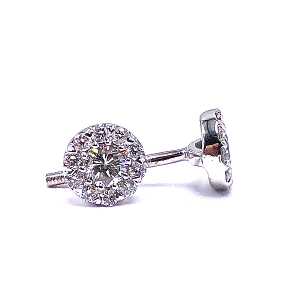 Diamond Cluster Earrings