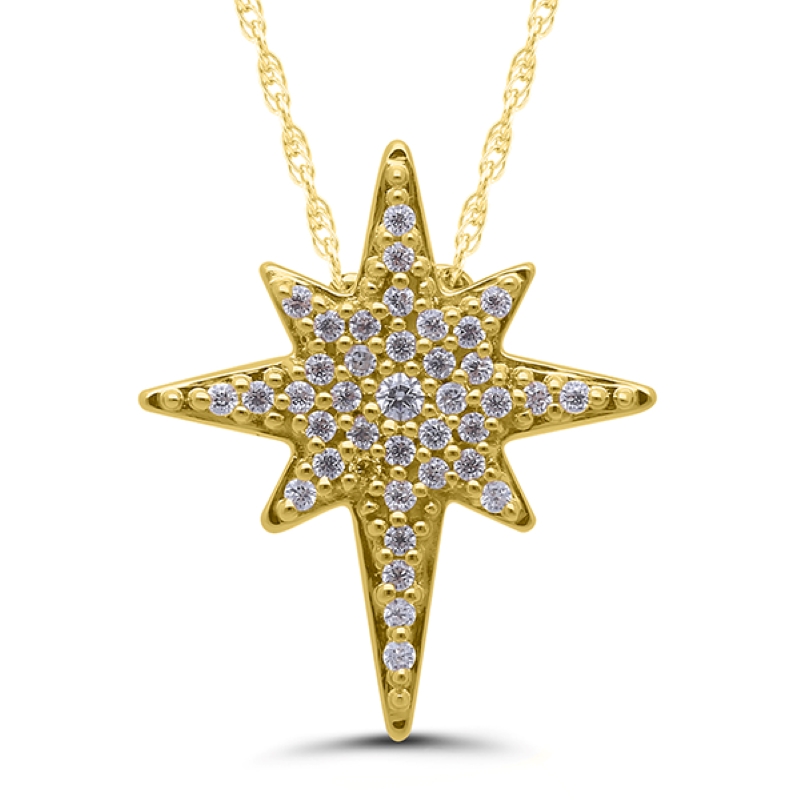 Diamond Starburst Pendant