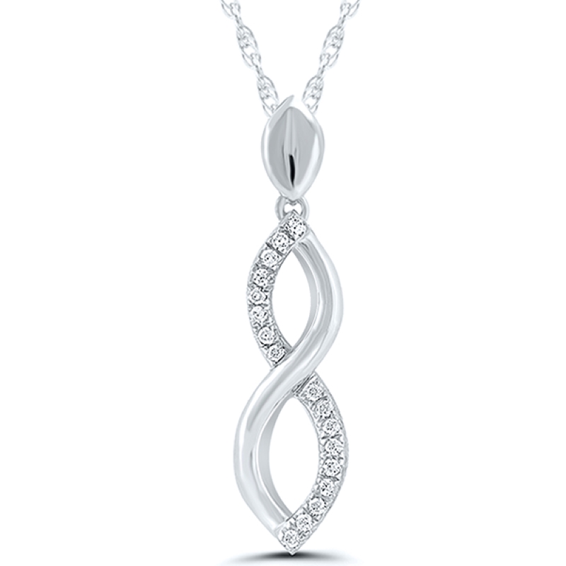 Diamond Infinity Pendant