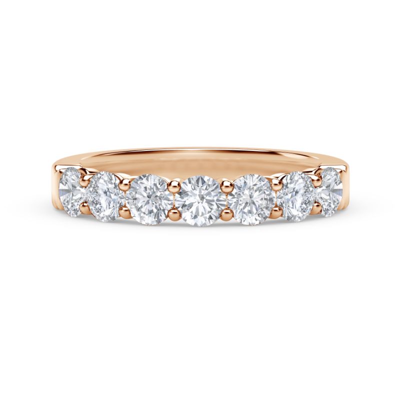 De Beers Forevermark 7 Stone Band