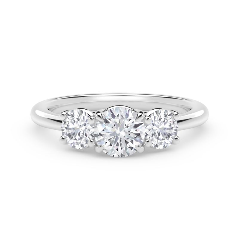 De Beers Forevermark JourneyÂ© Three Stone Ring