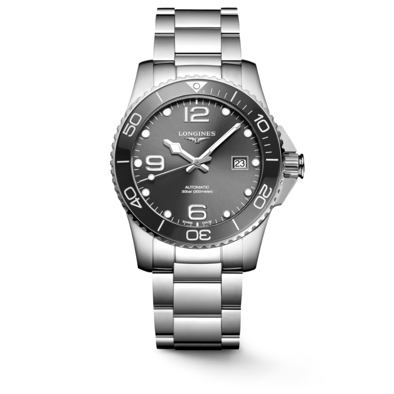 HydroConquest 41mm Stainless Steel/Ceramic Automatic Diving Watch