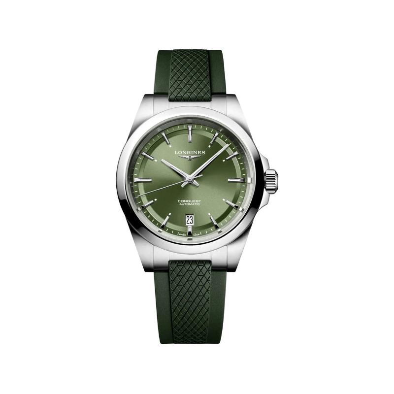Conquest 41 mm stainless steel automatic watch