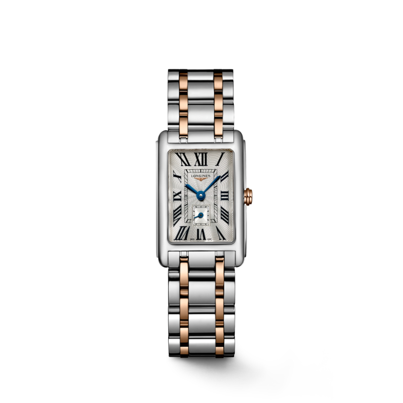 Longines DolceVita 20mm Stainless steel and 18 karat rose gold