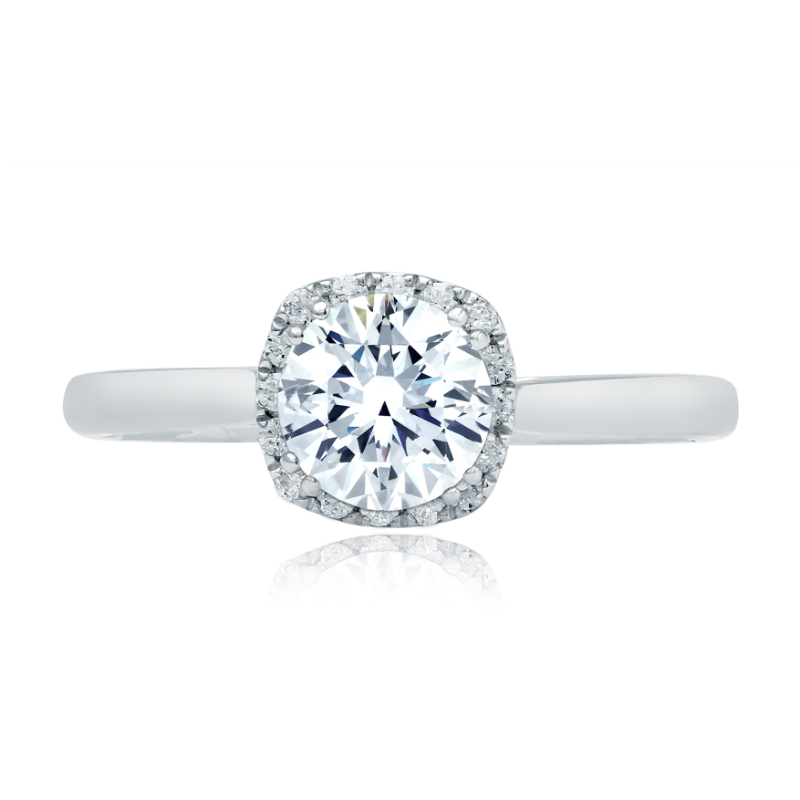 A jaffe halo engagement best sale ring