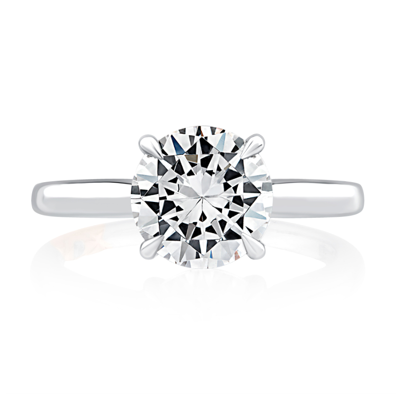 A.JAFFE Classic Solitaire Engagement Semi Mount