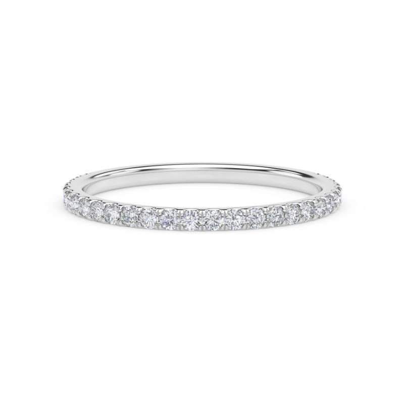 De Beers Forevermark French Pave Band