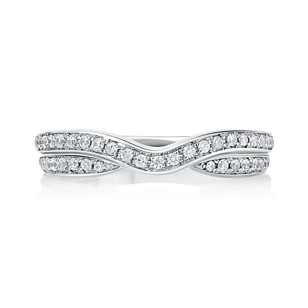 A.JAFFE Double Row Curved Band