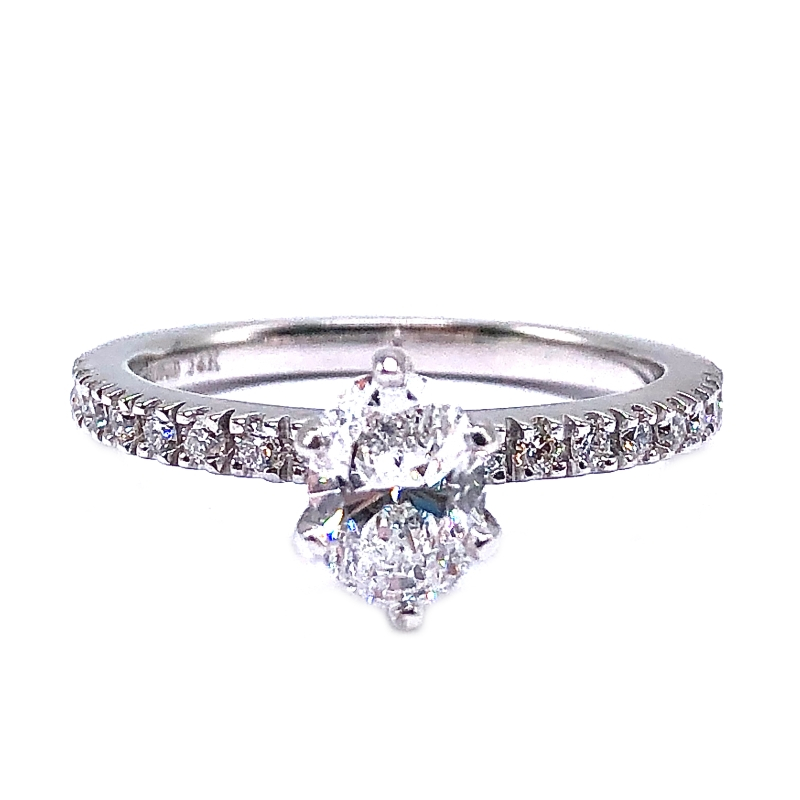 Oval Diamond Engagement Ring