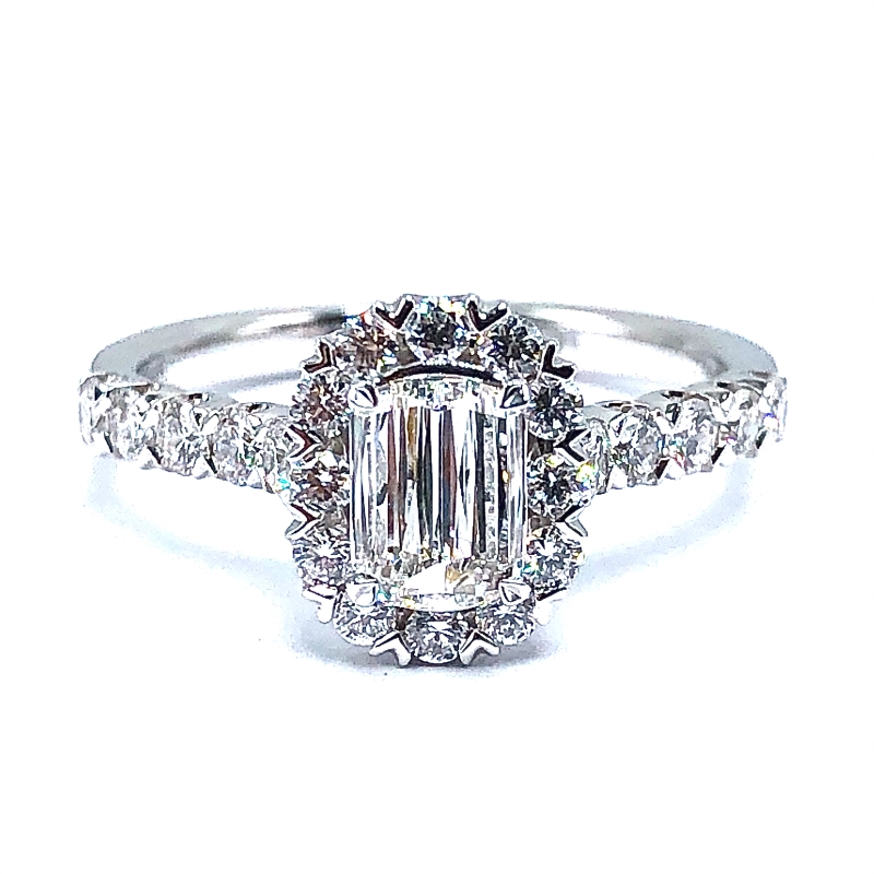 Crisscut diamond hotsell ring