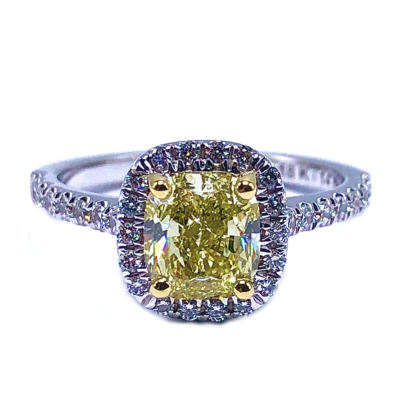 Canary Diamond Engagement Ring